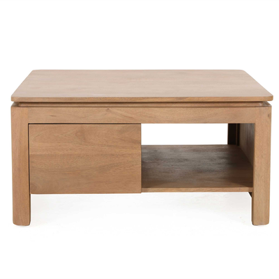 Salontafel Rondo Vierkant Naturel