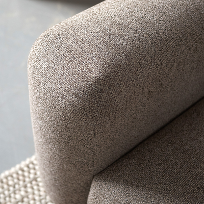 Riva Hoekbank Bruin, Chaise Longue