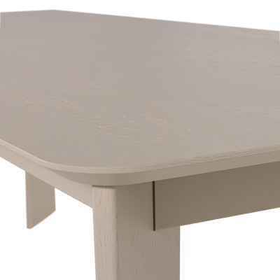 Tablo eettafel afgerond vj 240x100 cm dakargrau [fsc]