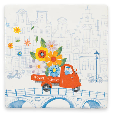 StoryTiles Wandtegel Flower delivery