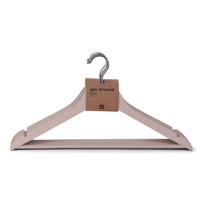 Kledinghangers hout - set van 6
