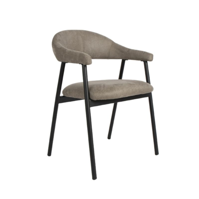 Eetkamerstoel Allure Macy-micro suède-set van 2