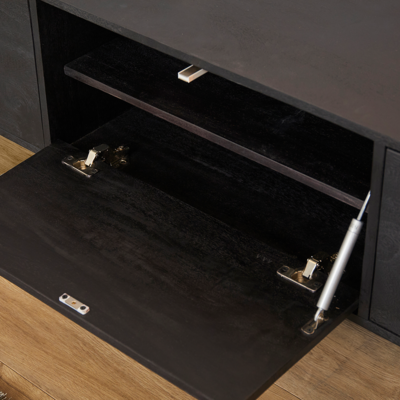 Zwevend Tv-meubel All Black