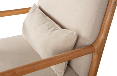 WOOOD fauteuil Mark geweven stof