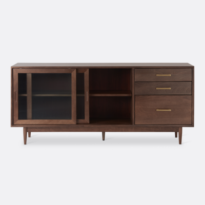 Dressoir Dizzy walnoot 180 cm Dressoir Dizzy walnoot 180 cm Dressoir Dizzy 180 x 40 x 78 cm
