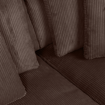 Loods 5 loveseat Mino ribfluweel