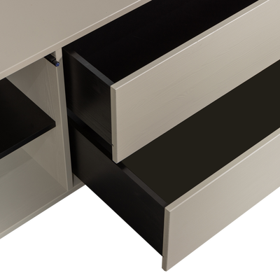 Settle down tv meubel 200 cm grenen middenbruin [fsc]