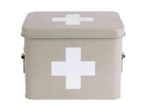 EHBO doos medium metal matt