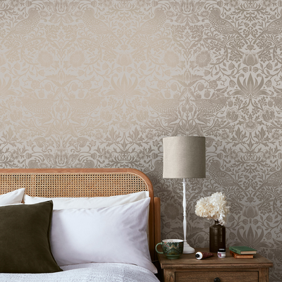 Vliesbehang William Morris at Home Strawberry Thief