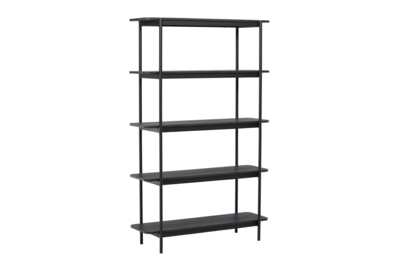 Nuku Open Kast 190cm - Zwart