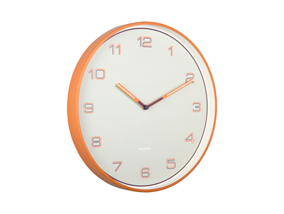 Wandklok Lined Numbers