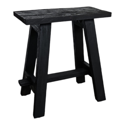 Bankje oud teakhout 40 cm