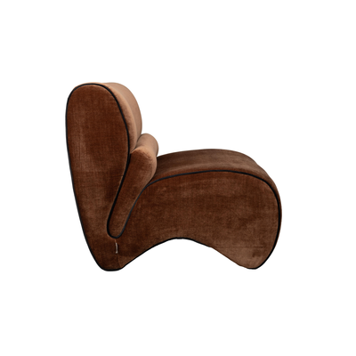 Donna fauteuil donkerbruin