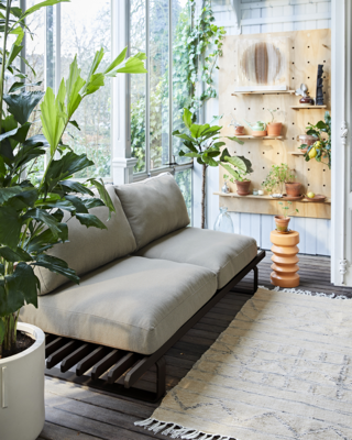 HKliving hoes voor aluminium Outdoor loungebank