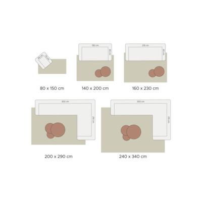 Vloerkleed Gentle Beige 70