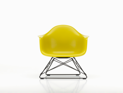 Vitra loungestoel Eames LAR zwart onderstel