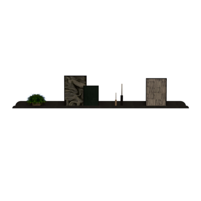 LIMA 150 | smalle stalen wandplank