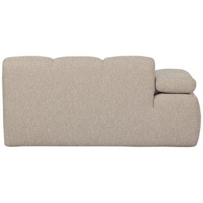 1,5-zits bank Mojo met Arm Links Bouclé Beige Melange