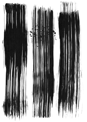 Poster Abstract Ink 03 by Lisette de Zoete