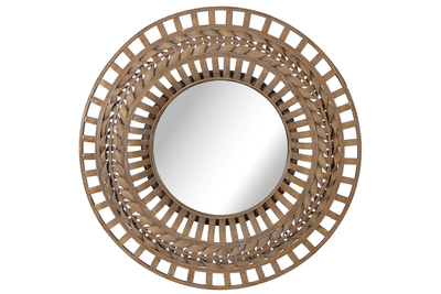 Spiegel Bamboo rond