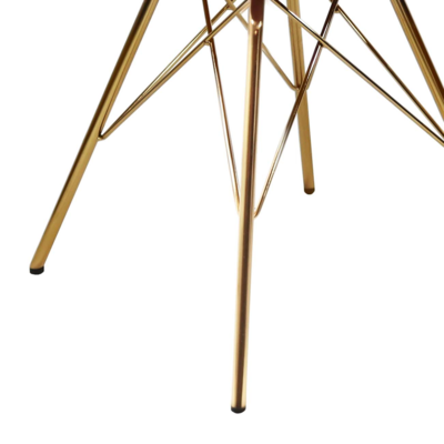 Kuipstoel Velvet goud frame