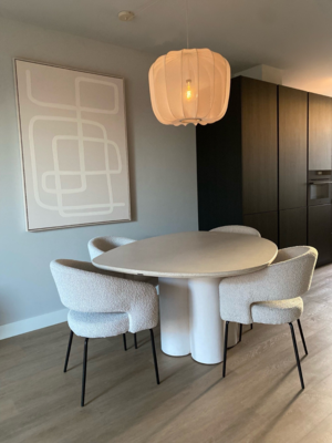 Bogard Eettafel beton wit