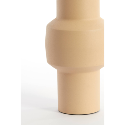 Vaas mat metaal zand