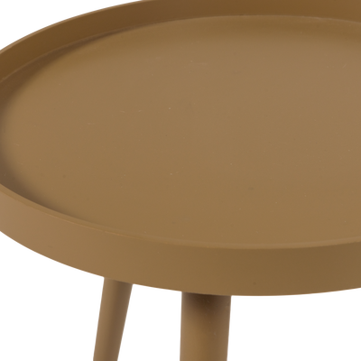 Sasha bijzettafel o41 cm hout honinggeel [fsc]