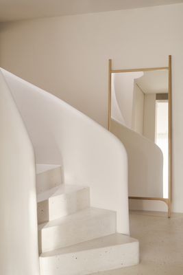 PI staande spiegel eiken 