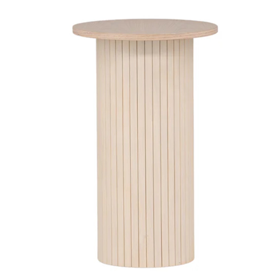 Bijzettafel Pokka - Ø40 cm - Licht Eiken