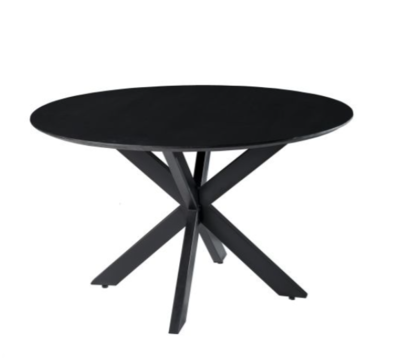 Eettafel rond zwart