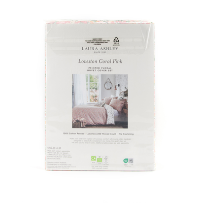 bedtextiel laura ashley loveston coral pink