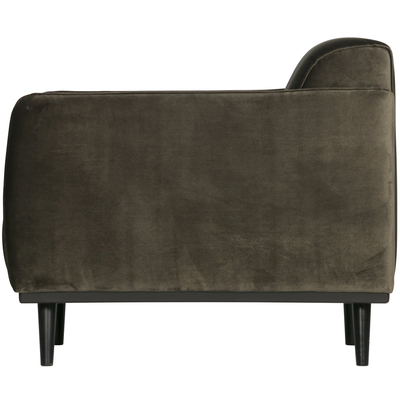 Statement fauteuil met arm chenille velvet perzikroze