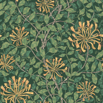 Behang William Morris at Home Honeysuckle