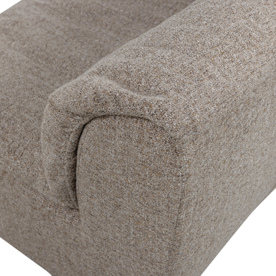 Baggy 1-zits element geweven chenille oudroze