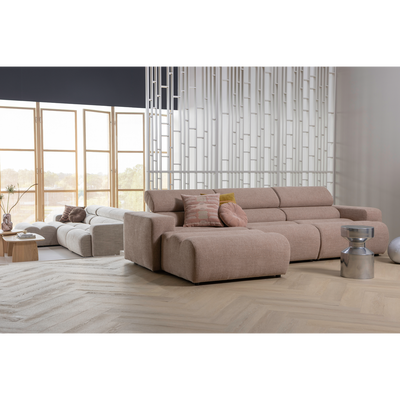 Novi 1-zits element arm links ribstof zand