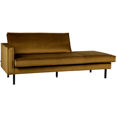 Rodeo daybed links structure velvet brass
