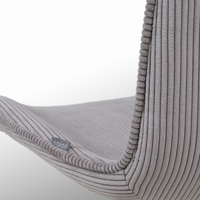 Eetkamerstoel Noa-Fé gestoffeerd - wit onderstel