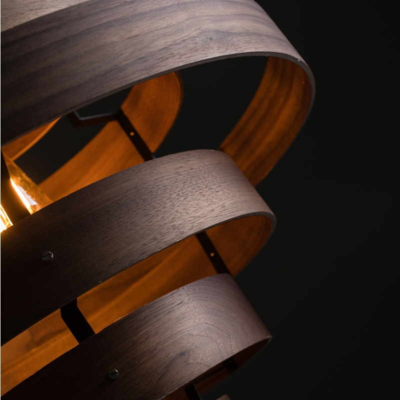Luxa Houten Hanglamp – Groot (7-rings)