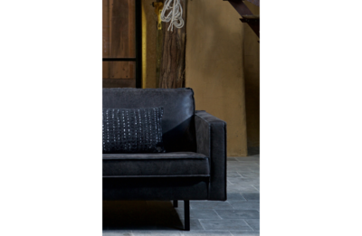BePureHome hoekbank Rodeo links zwart