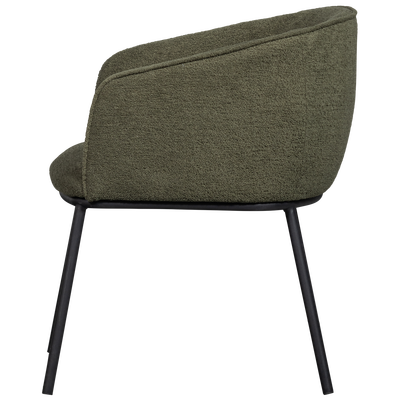 Leon eetkamerstoel boucle naturel melange