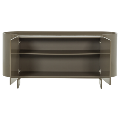 Liora tv meubel/dressoir hout hoogglans groen [fsc]