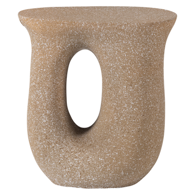 Moson bijzettafel met spikkels beige