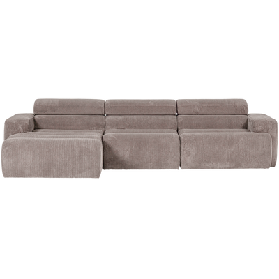 Novi chaise longue bank links oranje melange