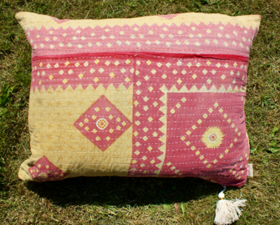 Kussen Kantha vintage 50x70 cm