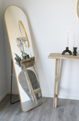 Staande spiegel Lize goud - 150 x 40 cm