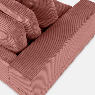 Loods 5 loveseat Mino ribfluweel