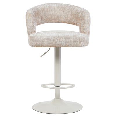 Barkruk Vince - Beige onderstel