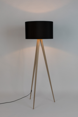 Zuiver Tripod Wood Vloerlamp
