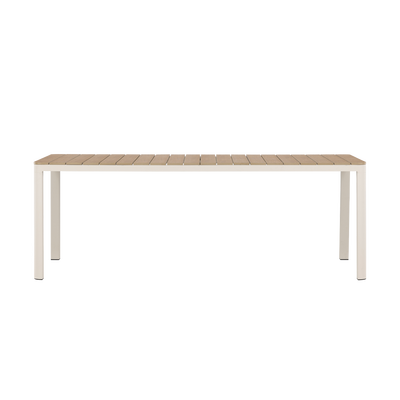 Ingo polywood tuintafel beige - 210 x 90 cm